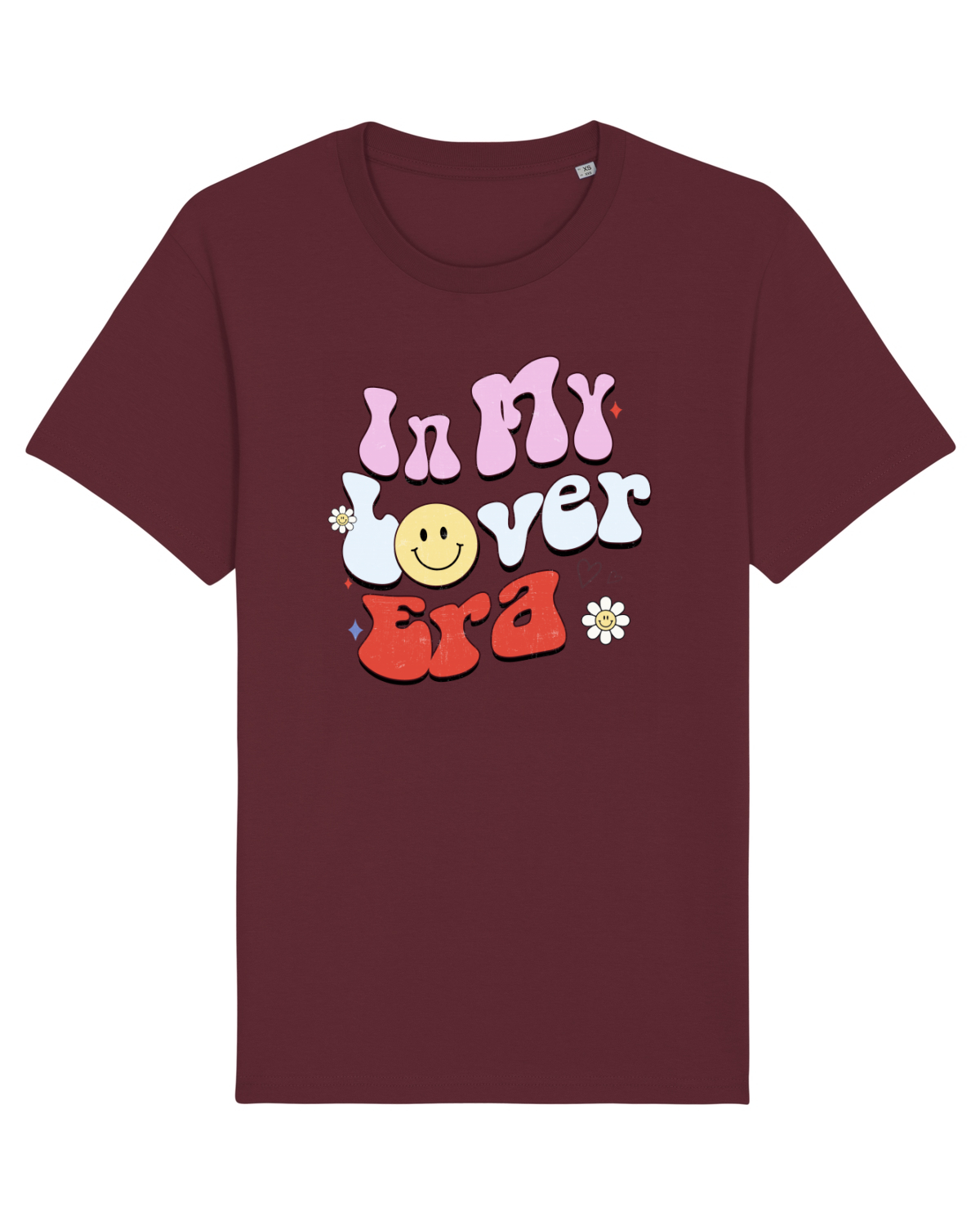 Tricou mânecă scurtă Unisex Rocker Burgundy