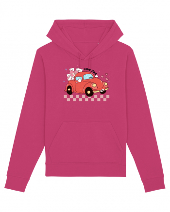 Retro Chic Valentine - Love bug Raspberry