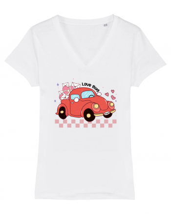 Retro Chic Valentine - Love bug White