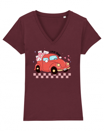 Retro Chic Valentine - Love bug Burgundy