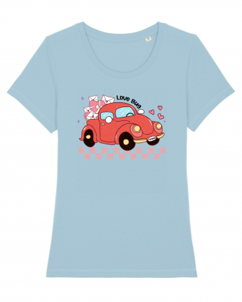 Retro Chic Valentine - Love bug Sky Blue