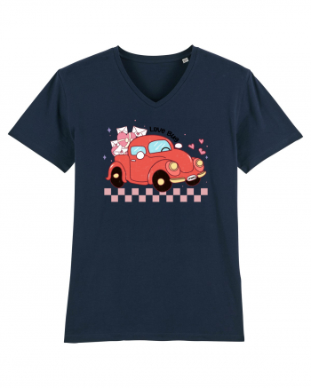 Retro Chic Valentine - Love bug French Navy