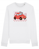 Retro Chic Valentine - Love bug Bluză mânecă lungă Unisex Rise