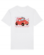 Retro Chic Valentine - Love bug Tricou mânecă scurtă Unisex Rocker