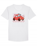 Retro Chic Valentine - Love bug Tricou mânecă scurtă guler larg Bărbat Skater