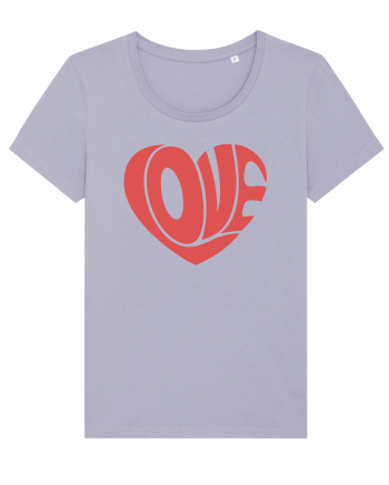 Retro Chic Valentine - Love in heart Lavender