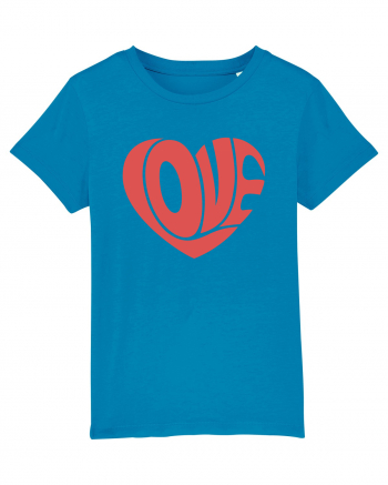 Retro Chic Valentine - Love in heart Azur