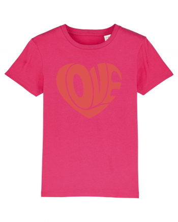 Retro Chic Valentine - Love in heart Raspberry