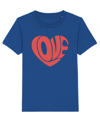 Retro Chic Valentine - Love in heart Majorelle Blue