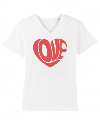 Retro Chic Valentine - Love in heart White