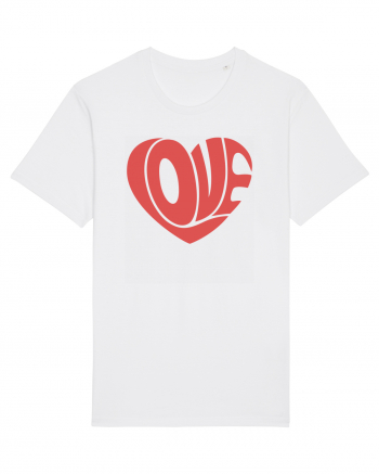 Retro Chic Valentine - Love in heart White