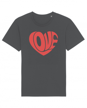 Retro Chic Valentine - Love in heart Anthracite