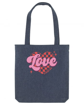 Retro Chic Valentine - Love is all you need Midnight Blue