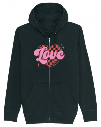 Retro Chic Valentine - Love is all you need Black