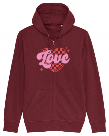 Retro Chic Valentine - Love is all you need Burgundy