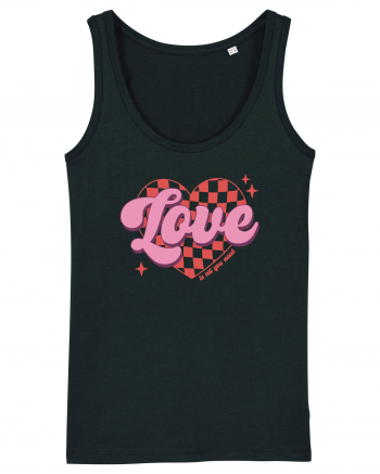 Retro Chic Valentine - Love is all you need Black