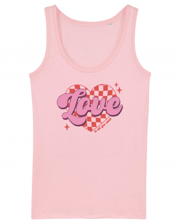 Retro Chic Valentine - Love is all you need Cotton Pink