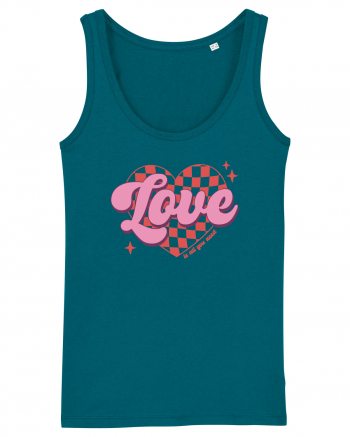 Retro Chic Valentine - Love is all you need Ocean Depth