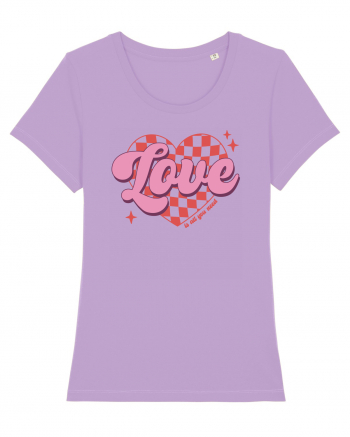 Retro Chic Valentine - Love is all you need Lavender Dawn