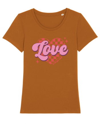 Retro Chic Valentine - Love is all you need Roasted Orange