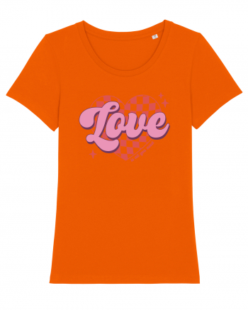 Retro Chic Valentine - Love is all you need Bright Orange