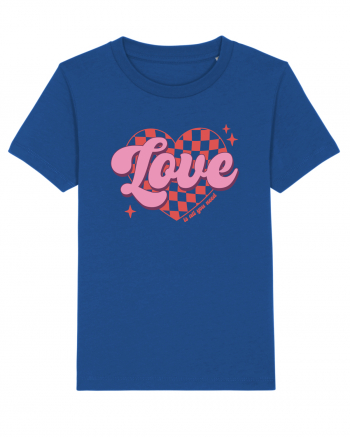 Retro Chic Valentine - Love is all you need Majorelle Blue