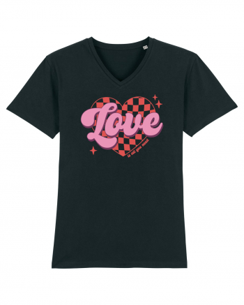 Retro Chic Valentine - Love is all you need Black