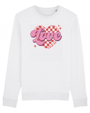 Retro Chic Valentine - Love is all you need White