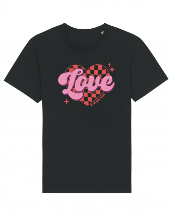 Retro Chic Valentine - Love is all you need Black