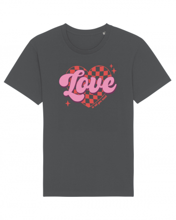 Retro Chic Valentine - Love is all you need Anthracite