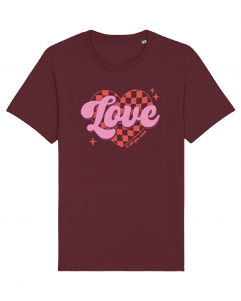 Retro Chic Valentine - Love is all you need Burgundy