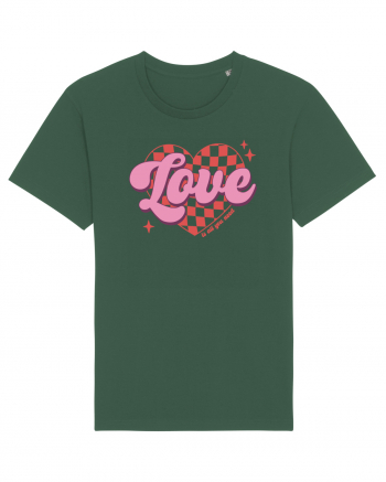 Retro Chic Valentine - Love is all you need Bottle Green