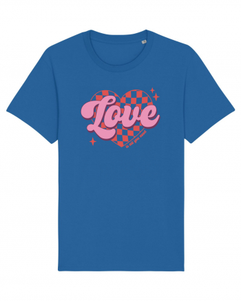 Retro Chic Valentine - Love is all you need Royal Blue