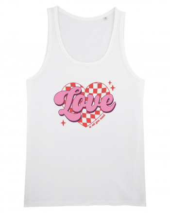 Retro Chic Valentine - Love is all you need White