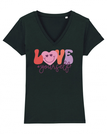 Retro Chic Valentine - Love yourself Black