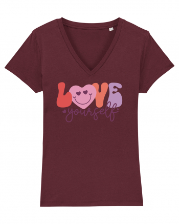 Retro Chic Valentine - Love yourself Burgundy