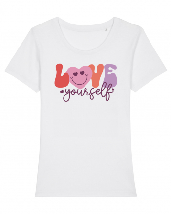 Retro Chic Valentine - Love yourself White