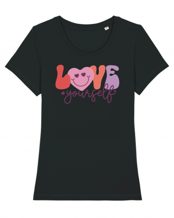 Retro Chic Valentine - Love yourself Black