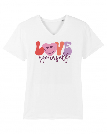 Retro Chic Valentine - Love yourself White