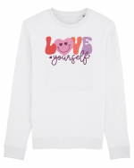 Retro Chic Valentine - Love yourself Bluză mânecă lungă Unisex Rise