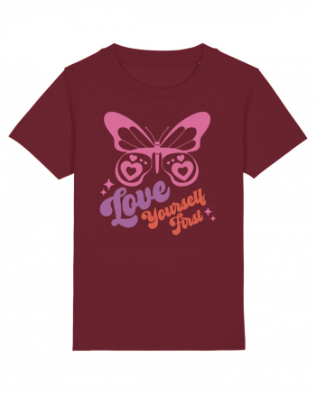 Retro Chic Valentine - Love yourself first Burgundy