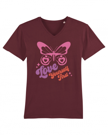 Retro Chic Valentine - Love yourself first Burgundy