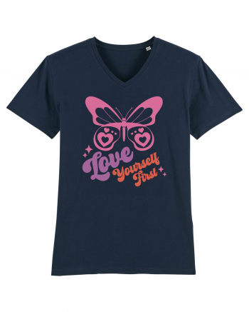 Retro Chic Valentine - Love yourself first French Navy