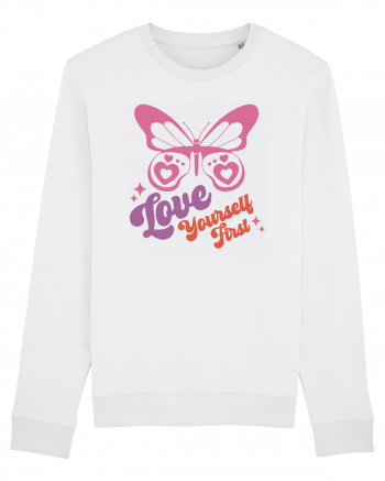 Retro Chic Valentine - Love yourself first White