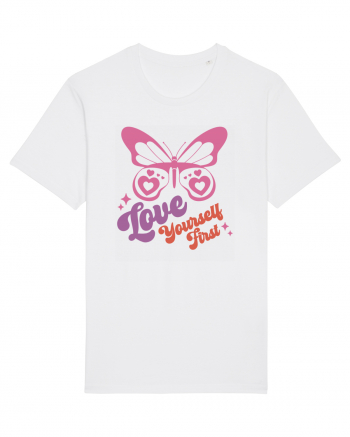 Retro Chic Valentine - Love yourself first White