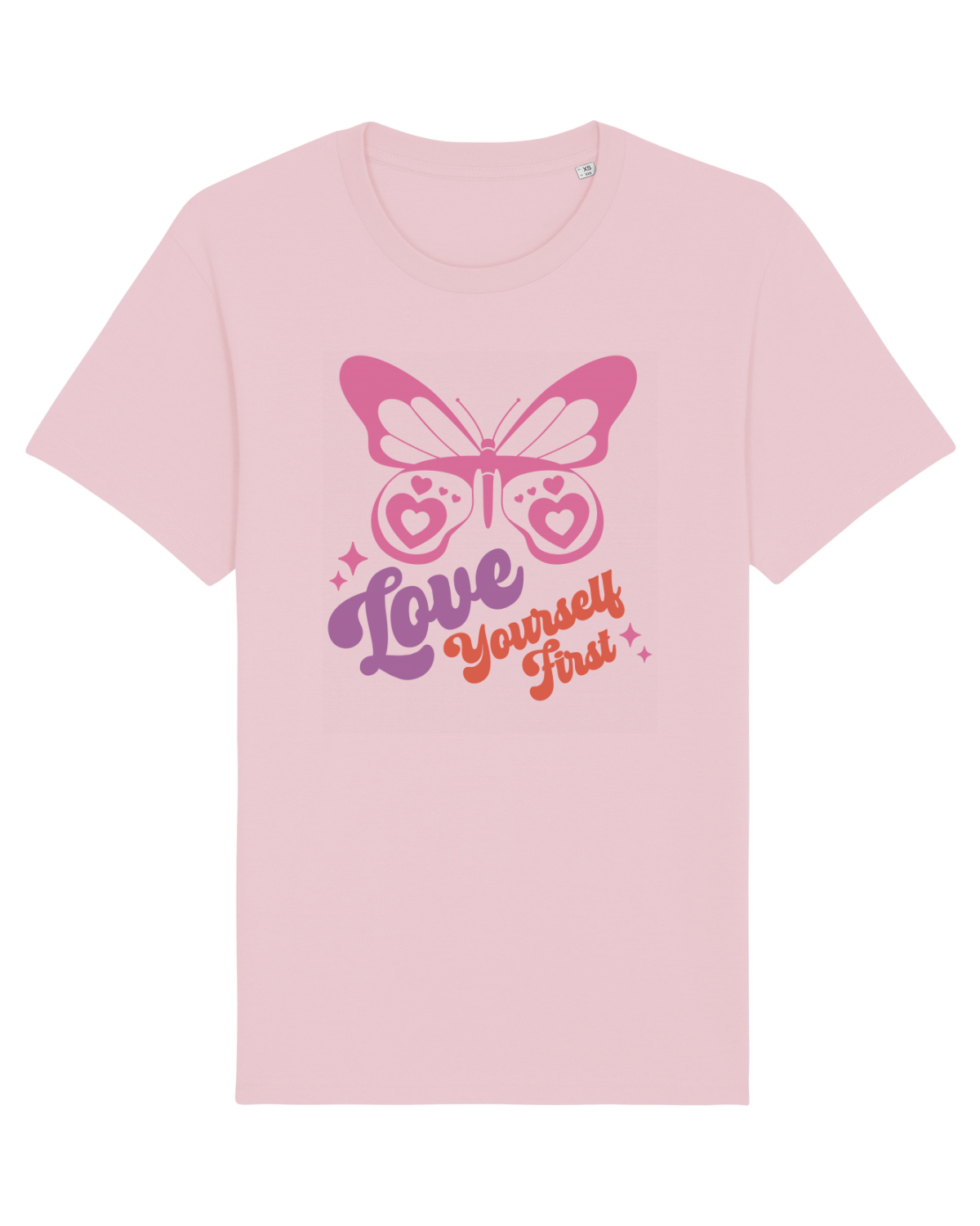 Tricou mânecă scurtă Unisex Rocker Cotton Pink