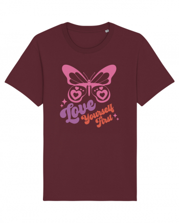 Retro Chic Valentine - Love yourself first Burgundy