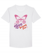 Retro Chic Valentine - Love yourself first Tricou mânecă scurtă guler larg Bărbat Skater