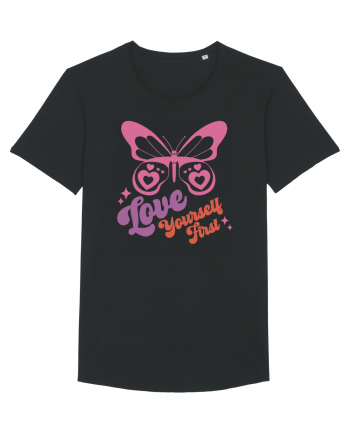 Retro Chic Valentine - Love yourself first Black