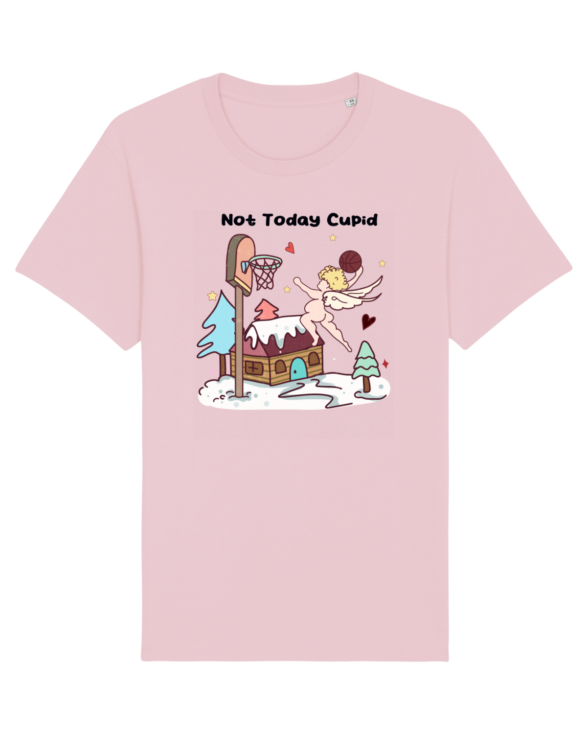 Tricou mânecă scurtă Unisex Rocker Cotton Pink